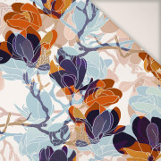 MAGNOLIAS pat. 2 (colorful) - PERKAL cotton fabric