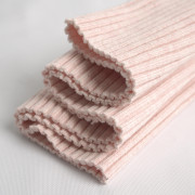 LIGHT PINK MELANGE - Thick sweater ribbing