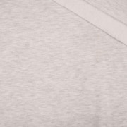 LIGHT GRAY MELANGE - Cotton water-repellent fabric