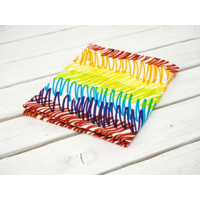 SCRIBBLE - single jersey with elastane TE210