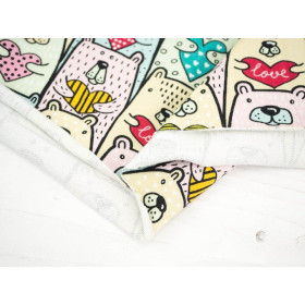 BEARS WITH HEARTS - looped knit SP250