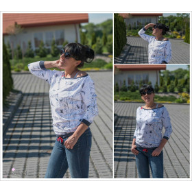 CRANES - looped knit SP250