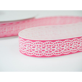 Grosgrain Ribbon width 15mm - PINK