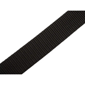 Webbing tape - BLACK / Choice of sizes