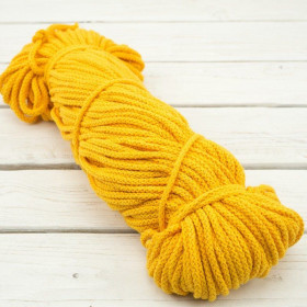 Strings cotton hank 5mm - CANARY YELLOW