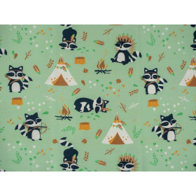 RACCOONS vol.1 / green - looped knit 