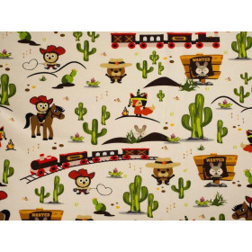 WILD WEST ANIMALS - looped knit 