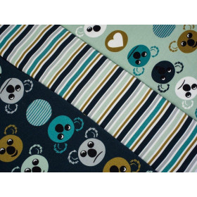 KOALA / mint - single jersey with elastane TE210