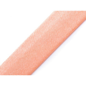 Satin bias binding 15 mm - peach