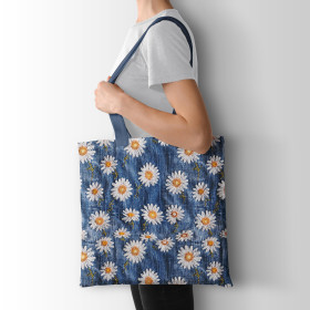 DAISIES DENIM IMITATION PAT. 2- Slub Weave