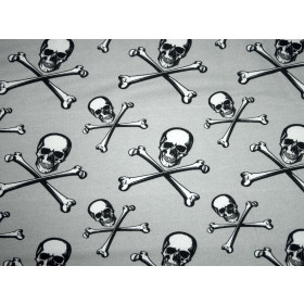 SKULLS AND BONES - Viscose jersey WE210