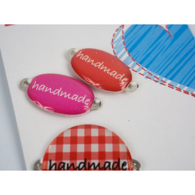 Handmade pins sew-on  PRYM Series red