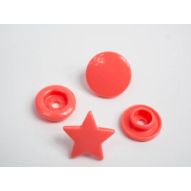 Fasteners KAM stars 12 mm coral10 sets