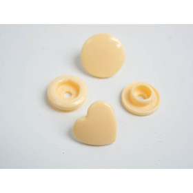 Fasteners KAM hearts 12 mm biscuit 10 sets