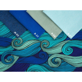 WAVES - Viscose jersey WE210