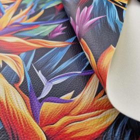 WILD JUNGLE wz.11 (MONSTERA) - thick pressed leatherette