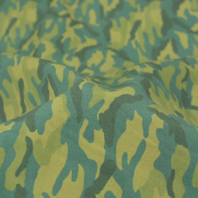 MORO GREEN - Cotton woven fabric