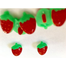 Kids button Strawberry