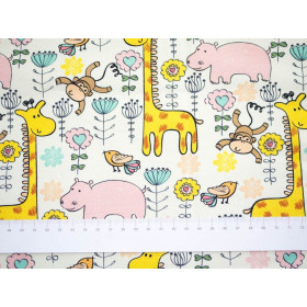 COLORFUL SAFARI - single jersey with elastane TE210