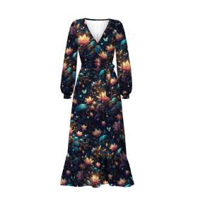 Butterfly & Flowers wz.6- Slub Weave