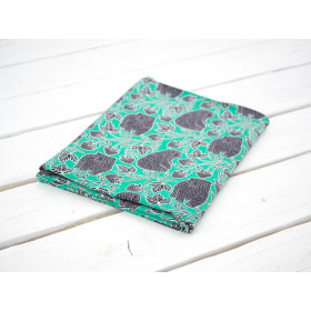 BEARS WITH WILD STRAWBERRIES - single jersey with elastane TE210