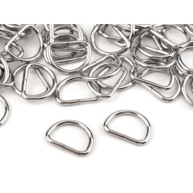 D-ring width 20 mm - nickel