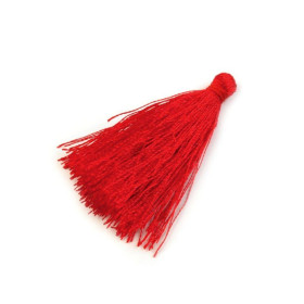 Tassels length 40 mm - Red