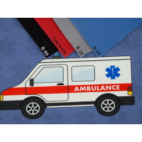 AMBULANCE - panel single jersey TE210