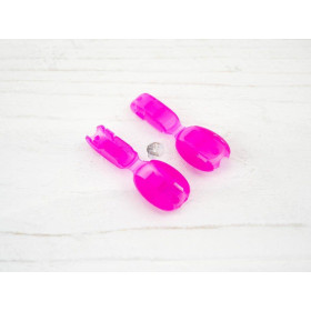 Plastic Cord Lock 18,5 mm -  fuchsia