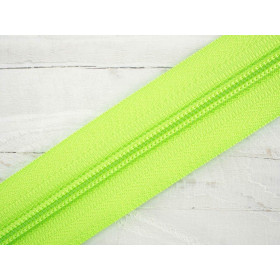 Zipper tape 5mm neon green - 1001