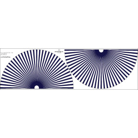 STRIPES - circle skirt panel