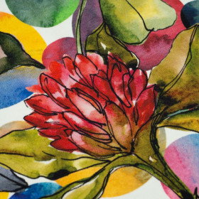 WATERCOLOR CLOVERS - looped knit SP250