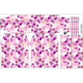 Bardot neckline blouse (VIKI) - ALCOHOL PASTEL WZ.7 - sewing set