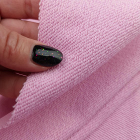 French terry TWILL / HEAVY 450g - BARBIE PINK (M-177)