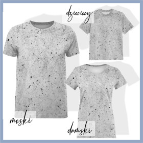 MEN’S T-SHIRT - KING / concrete - single jersey