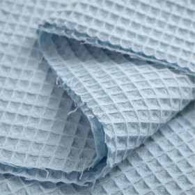 LIGHT BLUE - premium woven fabric wafer type 