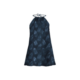 DRESS "DALIA" MINI - BLUE LEAVES WZ. 2 - sewing set
