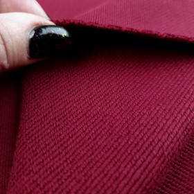 French terry TWILL / HEAVY 450g - MAROON (M-31)