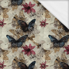 Butterfly & Flowers wz.14 - Linen 100%