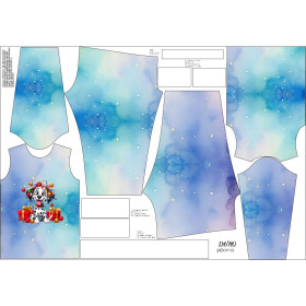 CHILDREN'S PAJAMAS " MIKI" - Christmas animal wz. 4 - sewing set