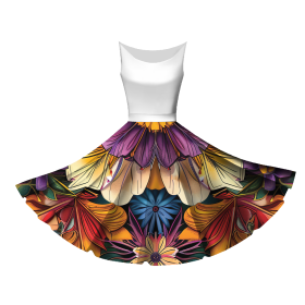 COLORFUL FLOWERS PAT.4- circle skirt panel