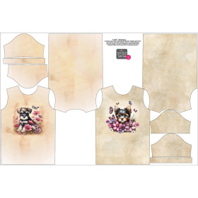 2-PACK - KID’S T-SHIRT - CUTE ANIMALS WZ.1 - sewing set