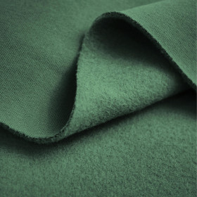 D-068-DARK GREEN - thick brushed sweatshirt D300