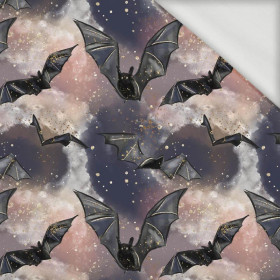BATS (ENCHANTED NIGHT) - looped knit fabric