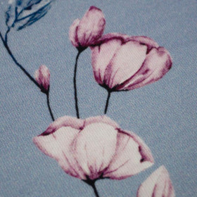 WATERCOLOR BOUQUET Pat. 3 - single jersey with elastane 