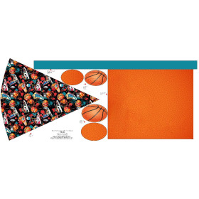 First Grade Candy Cone - BASKETBALL - sewing set