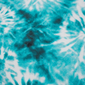 BATIK pat. 1 / sea blue - looped knit fabric