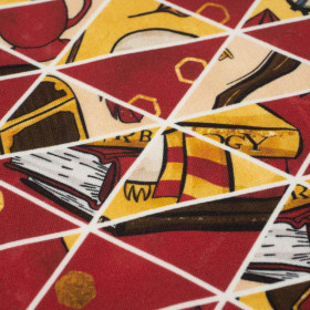 70cm MAGIC MOSAIC (MAGIC SCHOOL) - looped knit fabric