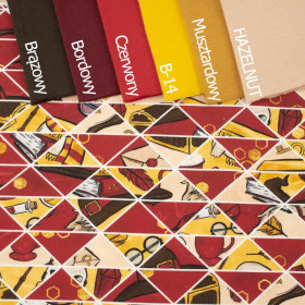 MAGIC MOSAIC (MAGIC SCHOOL) - looped knit fabric