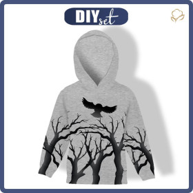 KID'S HOODIE (ALEX) - GLOOMY FOREST (MAGIC SCHOOL) - sewing set